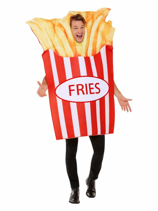 Smiffys USA French Fries Adult Costume 3 Smiffys USA French Fries Adult Costume