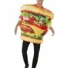 Smiffys USA Hamburger Adult Costume Costumes 2 Smiffys USA Hamburger Adult Costume Costumes