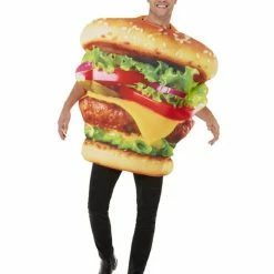Smiffys USA Hamburger Adult Costume Costumes