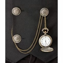 Smiffys USA 1920's Costumes 20s Men's Pocket Fob Costume Watch