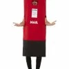 Smiffys USA Post Box Adult Costume Costumes