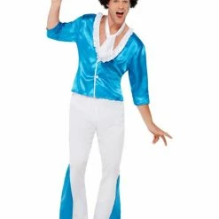 Smiffys USA 70s Super Glam Men's Shiny Costume Costumes