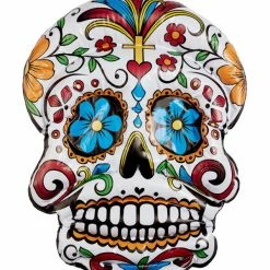 Smiffys USA Inflatable Day Of The Dead Hanging Skull Accessories