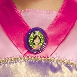 Disguise Girl's Mulan Sparkle Classic Costume Dress, 4-6 Costumes