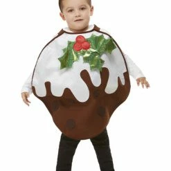 Smiffys USA Glitter Kids Christmas Pudding Costumes