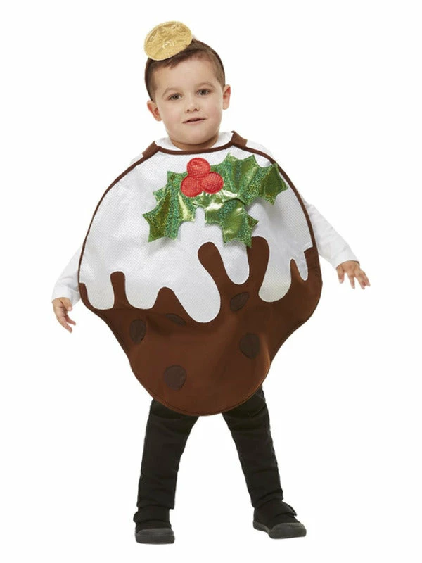 Smiffys USA Glitter Kids Christmas Pudding Costumes 3 Smiffys USA Glitter Kids Christmas Pudding Costumes