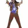 Smiffys USA Costumes Zombie 60s Hippie Costume
