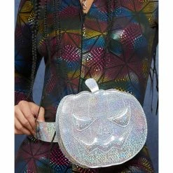 Smiffys USA Accessories Fever Holographic Pumpkin Bum Bag Women's