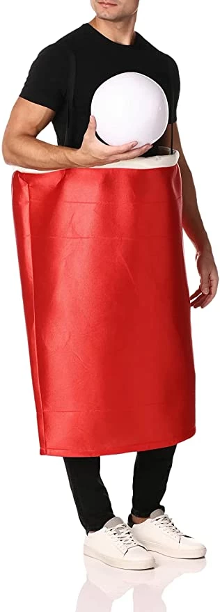 Rasta Imposta Red Beer Pong Cup Adult Costume Costumes 4 Rasta Imposta Red Beer Pong Cup Adult Costume Costumes