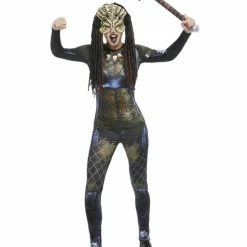 Smiffys USA Costumes Predatory Alien Women's Costume
