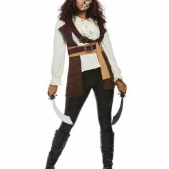 Smiffys USA Dark Spirit Pirate Women's Costume Costumes