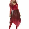 Smiffys USA Graveyard Bride Women's Red Devil Dracula's Costume Costumes