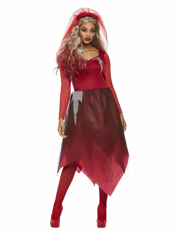 Smiffys USA Graveyard Bride Women's Red Devil Dracula's Costume Costumes 3 Smiffys USA Graveyard Bride Women's Red Devil Dracula's Costume Costumes
