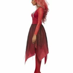 Smiffys USA Graveyard Bride Women's Red Devil Dracula's Costume Costumes 6 Smiffys USA Graveyard Bride Women's Red Devil Dracula's Costume Costumes