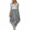 Smiffys USA Graveyard Bride Women's Grey Costume