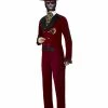 Smiffys USA Day Of The Dead Sacred Heart Groom Men's Costume