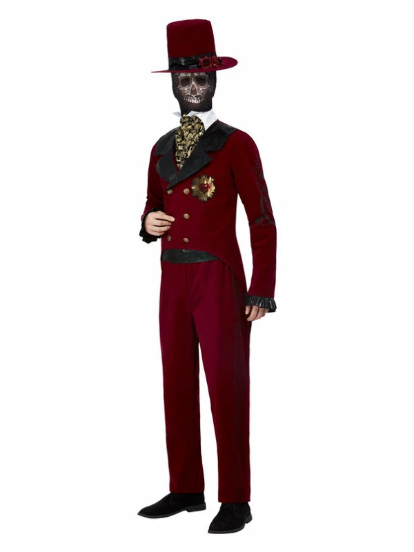 Smiffys USA Day Of The Dead Sacred Heart Groom Men's Costume 3 Smiffys USA Day Of The Dead Sacred Heart Groom Men's Costume