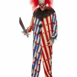 Smiffys USA Costumes Creepy Clown Men's Costume