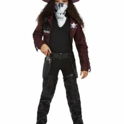 Smiffys USA Western Cowgirl Dark Spirit Girls Costume