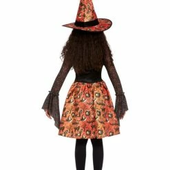 Smiffys USA Vintage Witch Girl's Costume And Hat