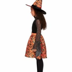 Smiffys USA Vintage Witch Girl's Costume And Hat