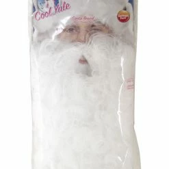 Smiffys USA Santa Beard, White Makeup & SFX