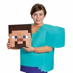 Disguise Costumes Minecraft, Steve Classic Child Costume And Mask