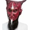 Smiffys USA Bearded Satanic Devil Overhead Adult Mask