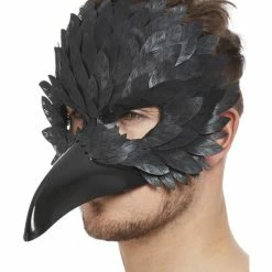Smiffys USA Masks Raven Men's Mask