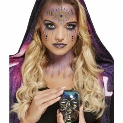 Smiffys USA Smiffys Make-Up FX, Fortune Teller Kit, Aqua