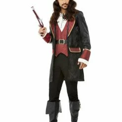 Smiffys USA Costumes Swashbuckler Pirate Mens Costume