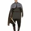 Smiffys USA Costumes Medieval Lord Men's Grey Costume