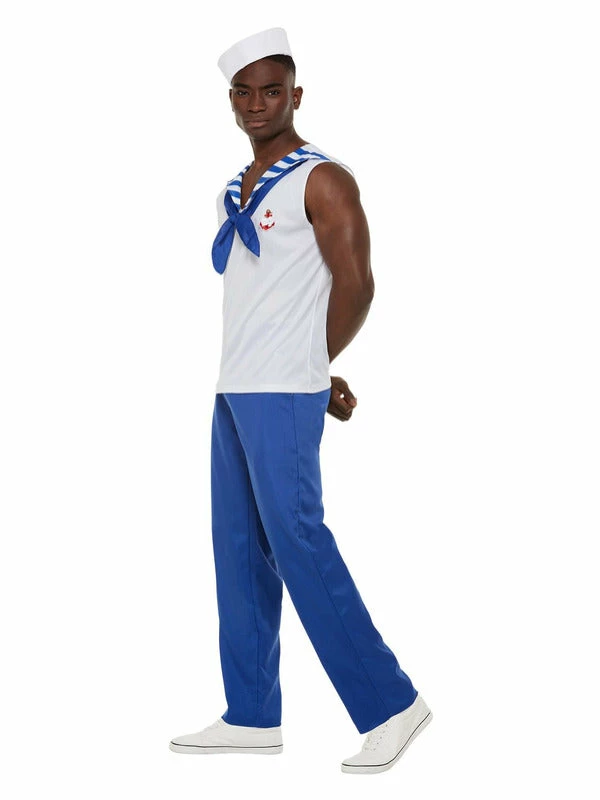 Smiffys USA Costumes High Seas Sailor Men's Costume 3 Smiffys USA Costumes High Seas Sailor Men's Costume