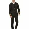 Smiffys USA Pilot Men's Black Costume