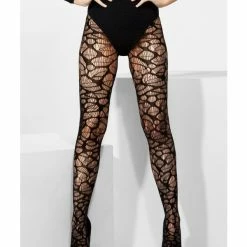 Smiffys USA Accessories Fever Web Crochet Women's Tights