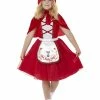 Smiffys USA Little Red Wolf Girl's Costume