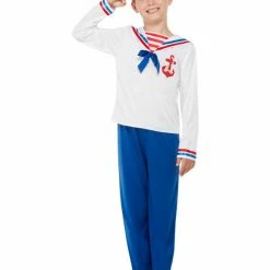 Smiffys USA High Seas Sailor Boy's Costume
