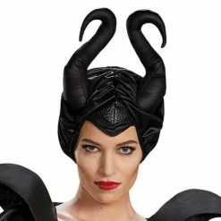 Disguise Costumes Disney Maleficent Movie Women's Black Costume & Horned Headpiece