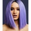 Smiffys USA Fever Kylie Women's Violet Purple Wig Two Toned Long Bob Wigs & Beards