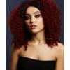 Smiffys USA Fever Lizzo Women's Plum Wig Big Curls