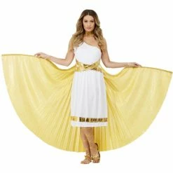 Smiffys USA Grecian Women's Gold Cape Accessories