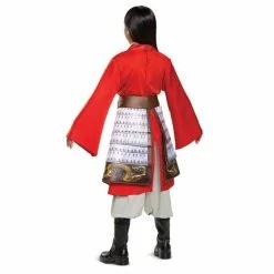 Disguise Costumes Mulan Movie Hero Red Dress Deluxe Child Costume