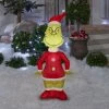 Gemmy Decorations & Props Airblown Grinch Santa Inflatable Yard Lawn Inflatable Decoration