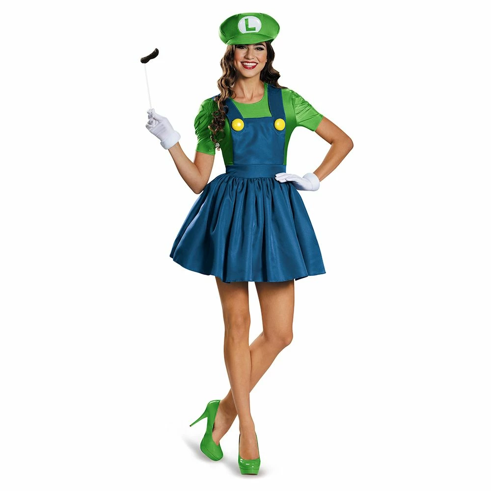 Disguise Costumes Super Mario Brothers Women's Mario Skirt Costume 3 Disguise Costumes Super Mario Brothers Women's Mario Skirt Costume