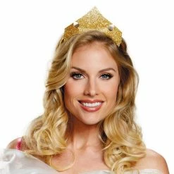 Disguise Costumes Sleeping Beauty Women's Aurora Deluxe Costume & Tiara Crown
