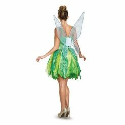 Disguise Peter Pan Women's Official Tinker Bell Prestige Adult Costume With Wings