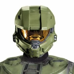 Disguise Costumes Halo Men's Master Chief Deluxe Muscle Adult Costume & Helmet