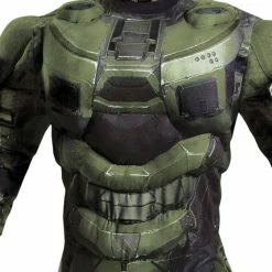 Disguise Costumes Halo Men's Master Chief Deluxe Muscle Adult Costume & Helmet