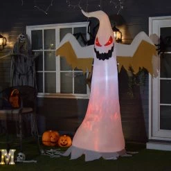 Gemmy Projection Airblown 7FT Ghost LED Inflatable Halloween Yard Decor