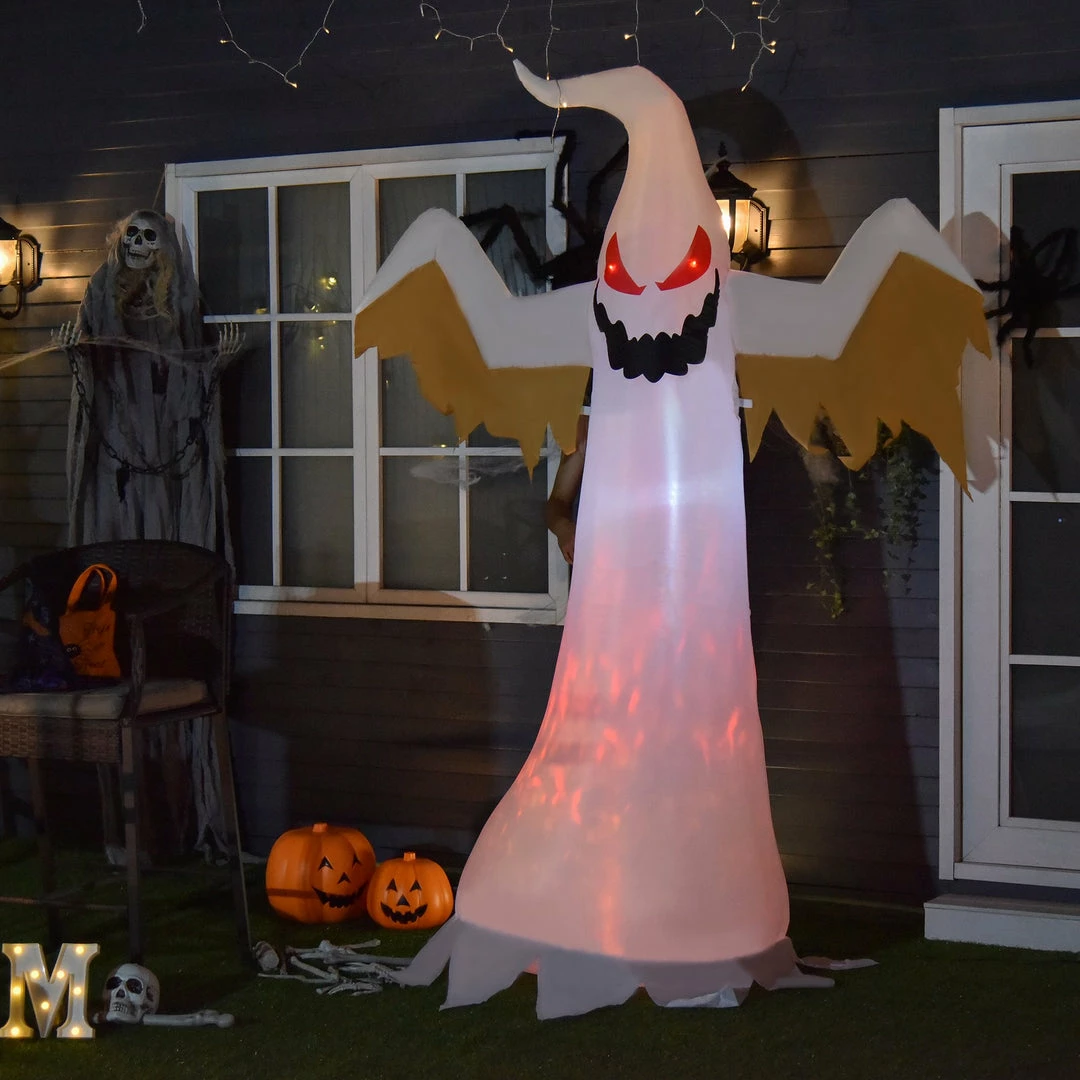 Gemmy Projection Airblown 7FT Ghost LED Inflatable Halloween Yard Decor 3 Gemmy Projection Airblown 7FT Ghost LED Inflatable Halloween Yard Decor
